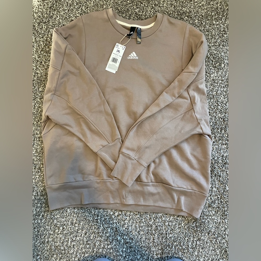 Adidas tan sweater